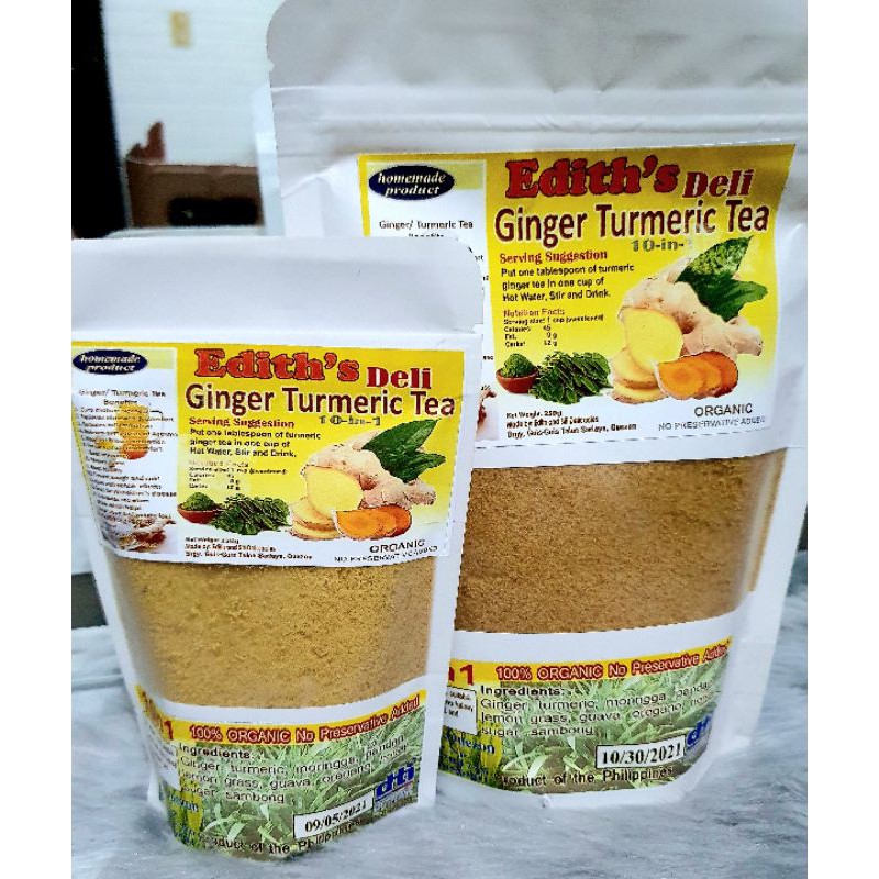 Turmeric Powder Ginger Tea from Quezon Province (expiration January