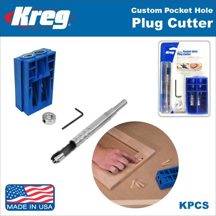 Kreg Custom Pocket Hole Plug Cutter KPCS | Shopee Philippines