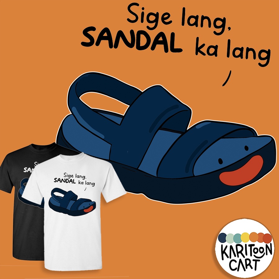 SANDAL Karitoonshirt TSHIRT SHIRT karitoon | Shopee Philippines