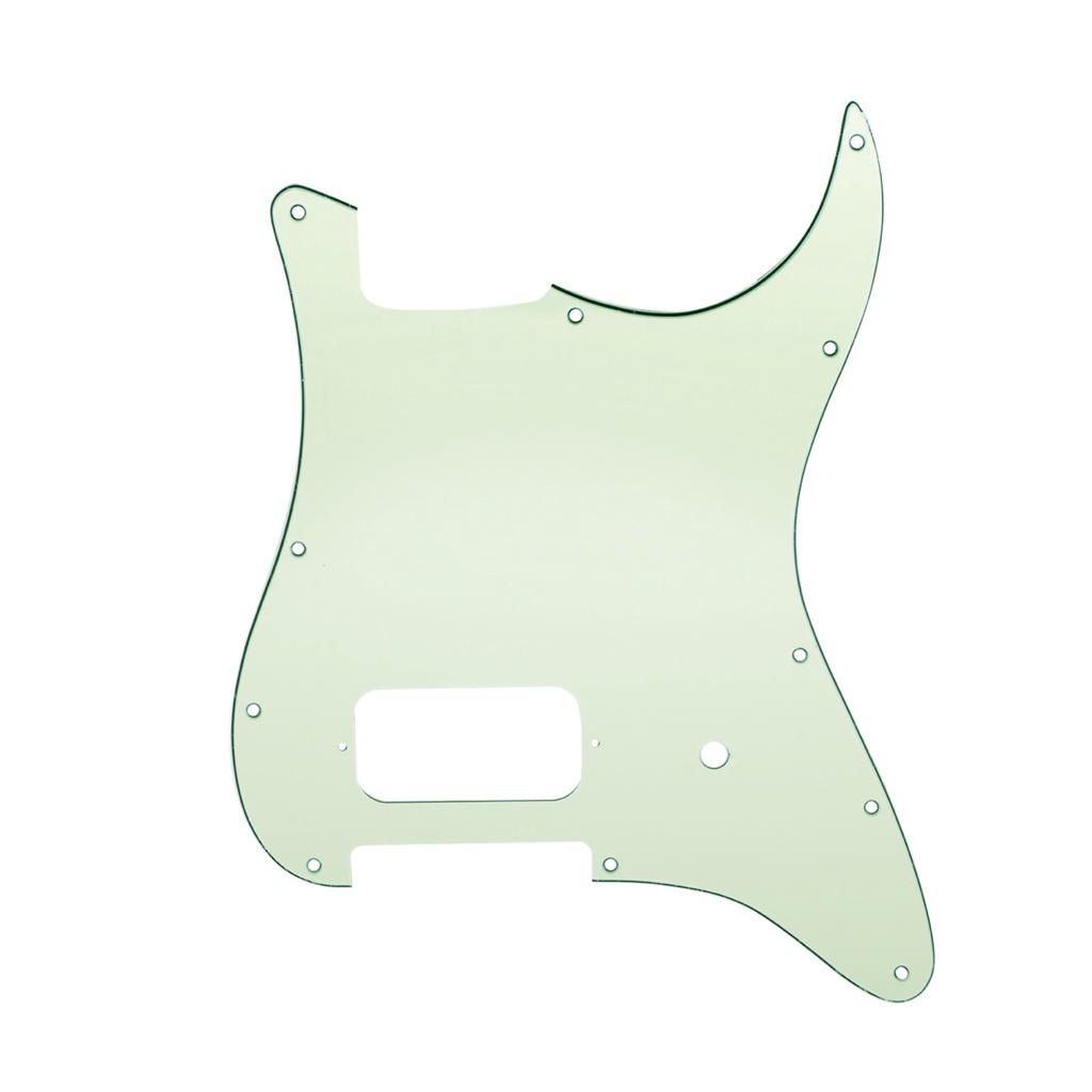 Musiclily Pro 11 Schroefgaten Single Bedekte Humbucker En Potmeter Slot Slagplaat Voor Usa Mexico Fender Tom Delonge Strat Stijl Elektrische Gitaar 4 Laags Black Pearl 639703837