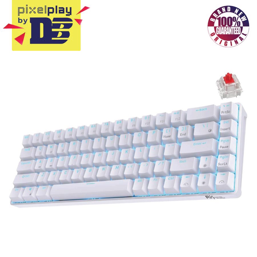 Royal Kludge G68 Tri-Mode RGB 68 Keys Hot Swappable Mechanical Keyboard ...