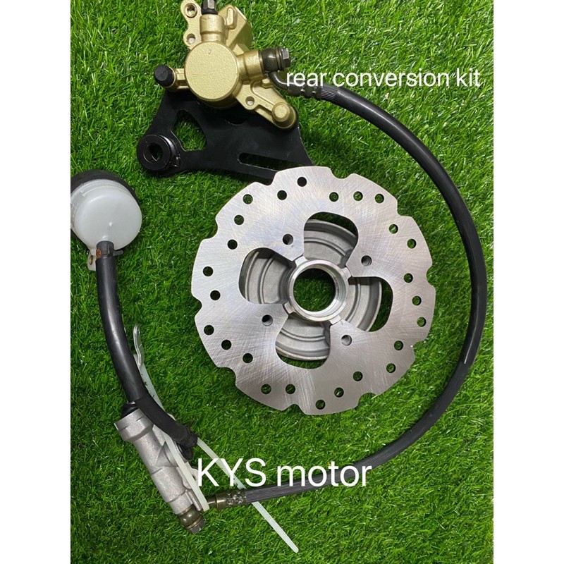 motorcycle rear disc conversion set for xrm/smash | Shopee Philippines