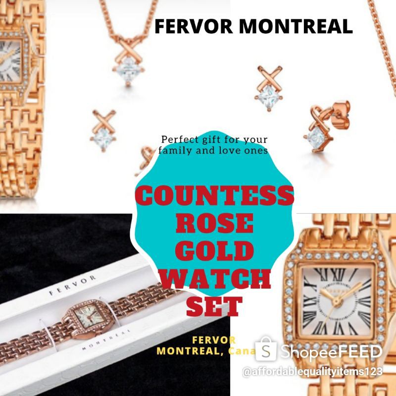 Fervor montreal watch set on sale price