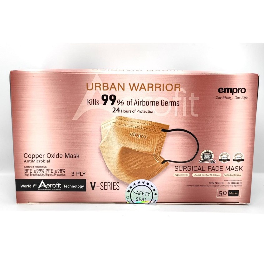 EMPRO COPPER OXIDE FACE MASK 50S | Shopee Philippines