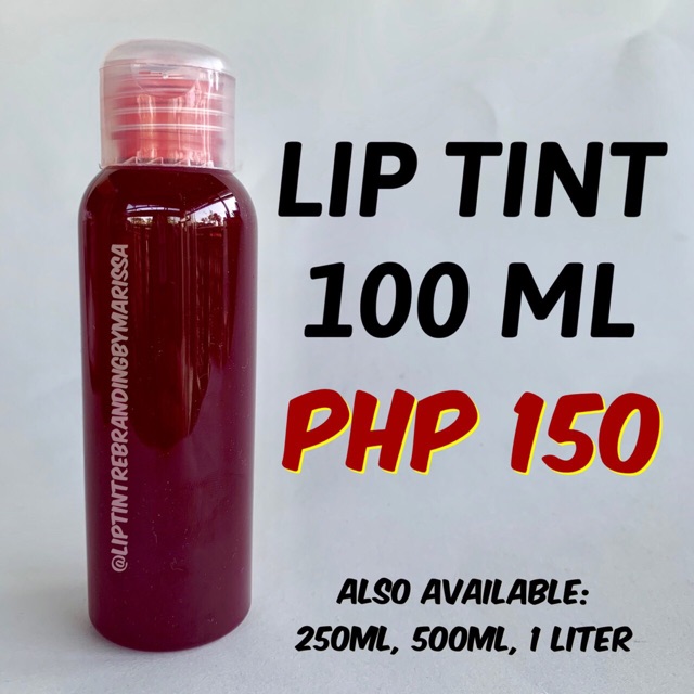 Lip Tint Rebranding 100 ML Shopee Philippines