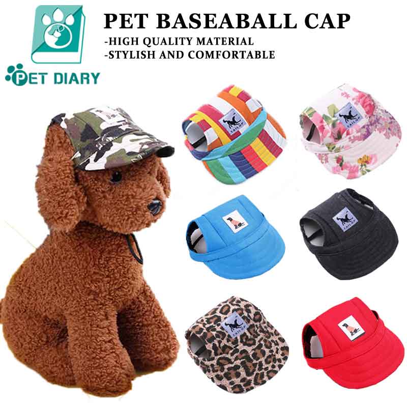 Cute Dog Hat Pet Har Cat Hat Baseball Cap Windproof Travel Sports Sun Hats for Cats Small Dog Clothe