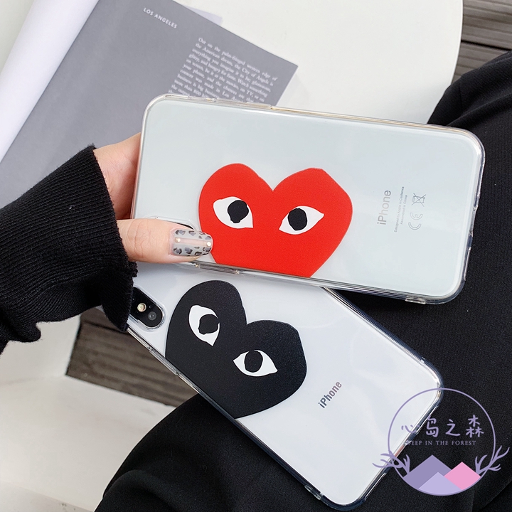 iPhone 15 Pro Max Case Fahion Play CDG Love Heart Soft iPhone 13 Pro ...