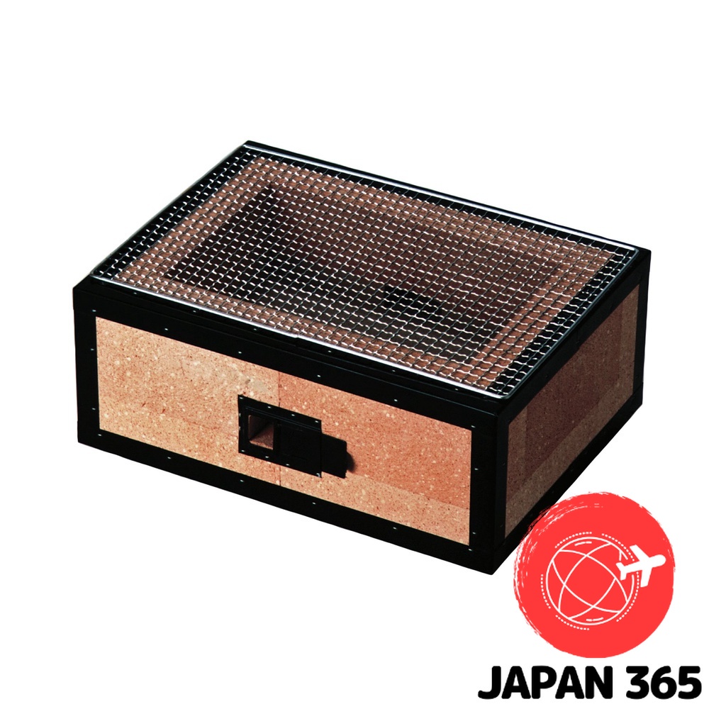 Kinka BBQ Diatomite Charcoal Grill Barbecue Hibachi Stove 47 x 35cm