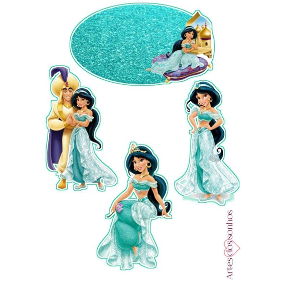 Princess Jasmine Cake Topper Shopee Philippines