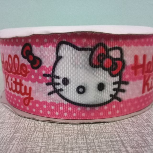 Hello kitty hotpink grossgrain ribbon 1.5 inches | Shopee Philippines