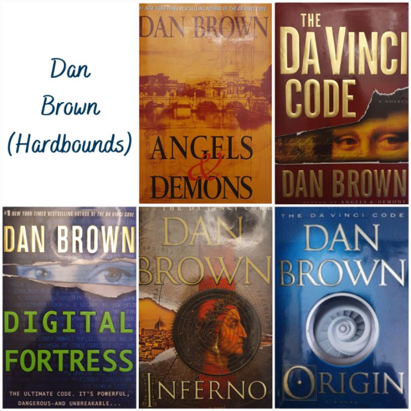 ☬Dan Brown Angels & Demons The Da Vinci Code Digital Fortress