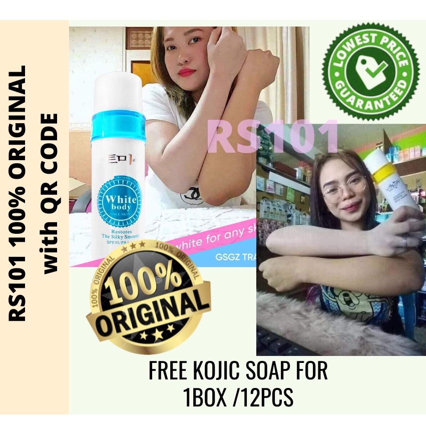 RS101 Sunscreen White Body Korean Lotion Authentic New Packaging With ...