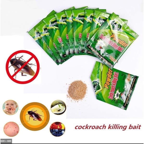 1 Pc Powder Cockroach Killer Bait Repellant Killing Trap Pest Control ...