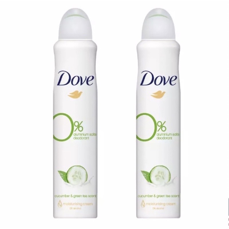 BUY 1 Take 1 DOVE Women Aluminum Free Deodorant Spray Cucumber & Green ...