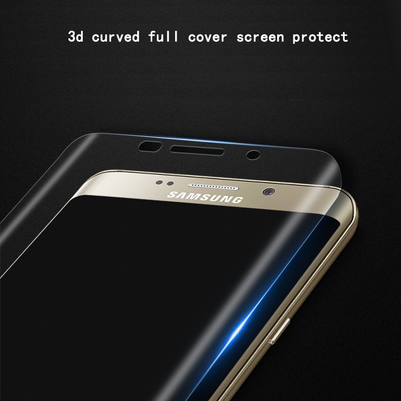 Samsung Galaxy S6 edge PLUS S7 edge S8 S9 S10 PLUS 3D tempered glass for  curved screen protector