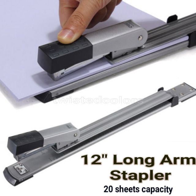 How many inches on sale is a stapler