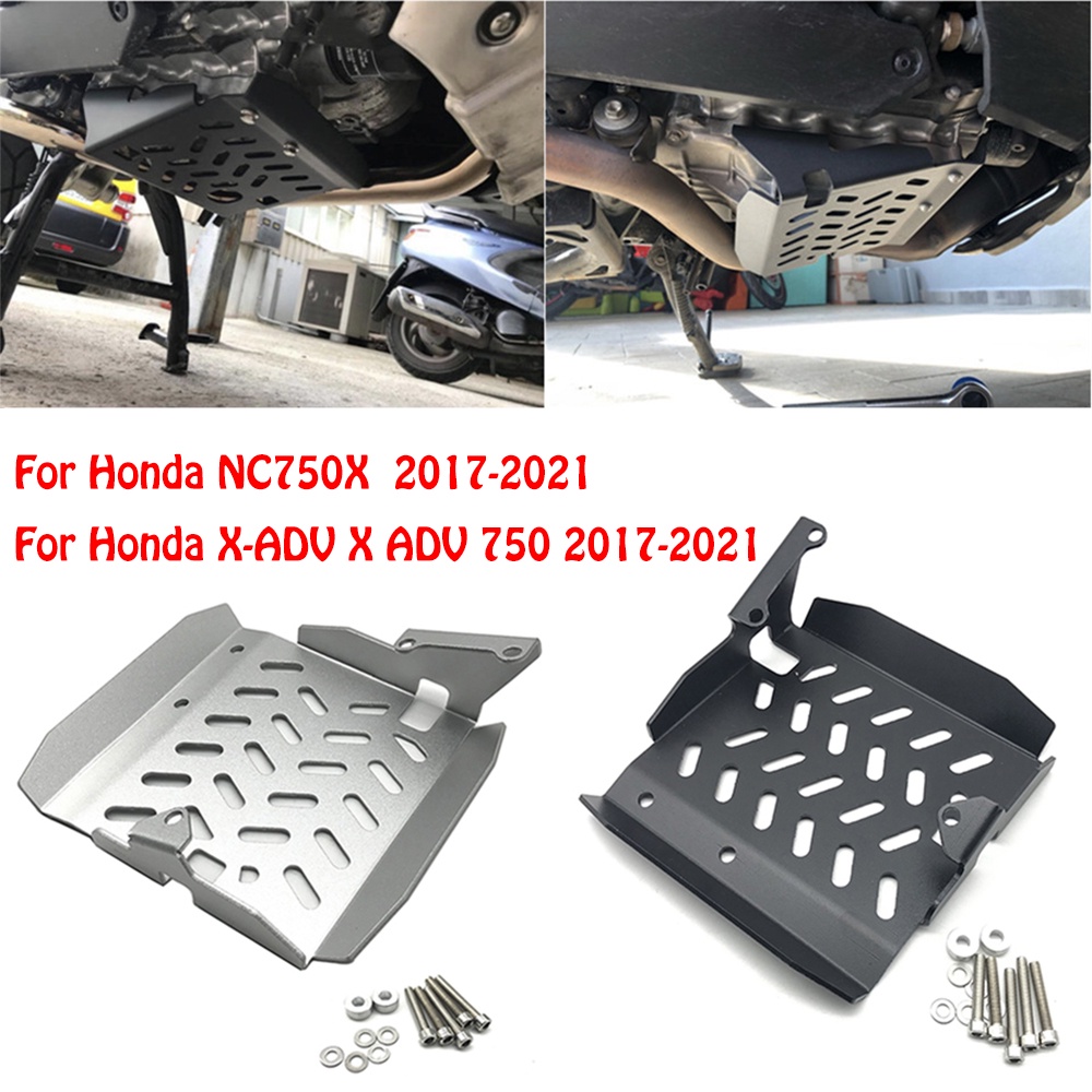 Motorcycle Stainless Steel Skid Plate Engine Protector Guard Chassis