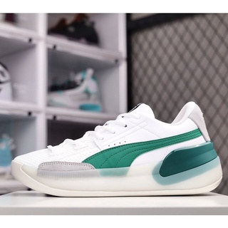 Puma clyde hot sale hardwood green