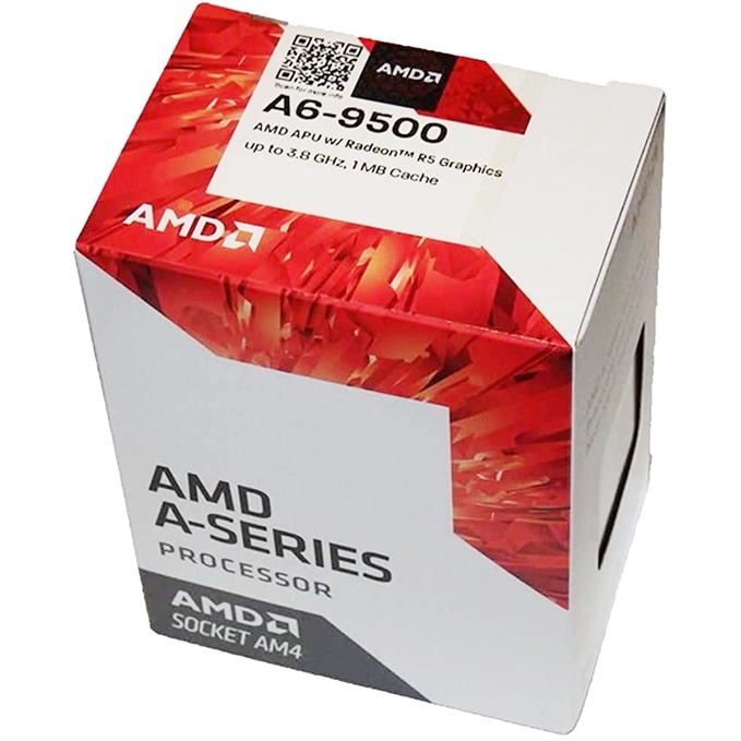 Amd A6-9500 7th Gen Apu Dual Core Processor Am4 With Radeon R5 Graphics ...