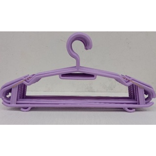 1132 plastic clothes hanger,pastel col 14.5 inches x 6.75H