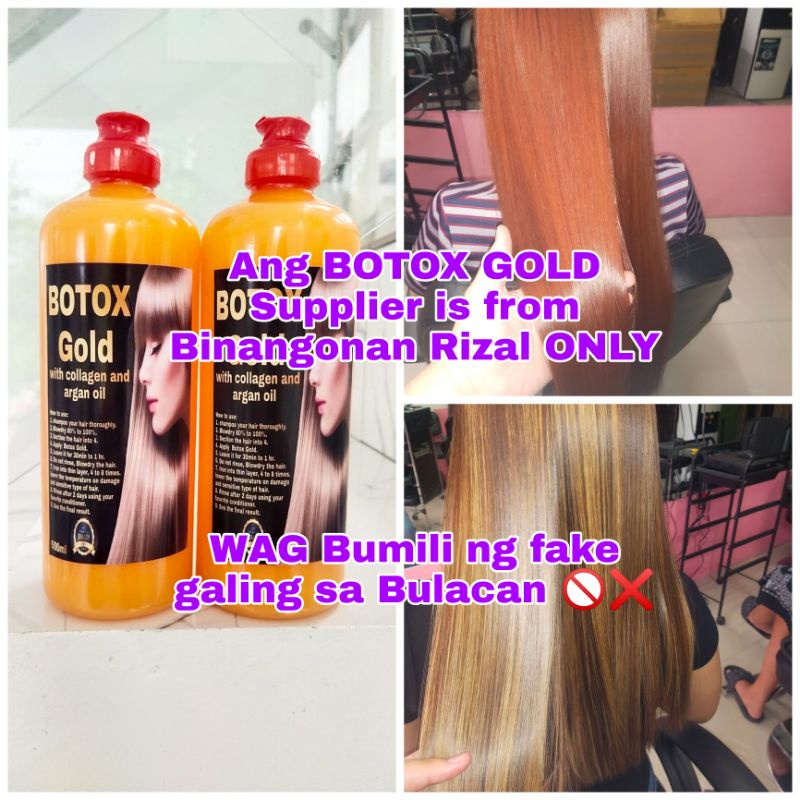 BRAZILLIAN HAIR BOTOXX GOLD 500ML | Shopee Philippines