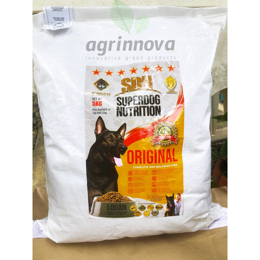 Superdog Nutrition SDN Dog Food High Protein For All Breeds and Stages 5kg Pack Shopee Philippines