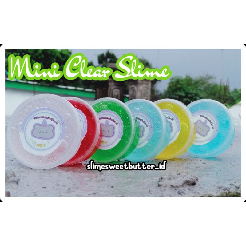Mini Clear SLIME 20gr [Small Lime) | Shopee Philippines