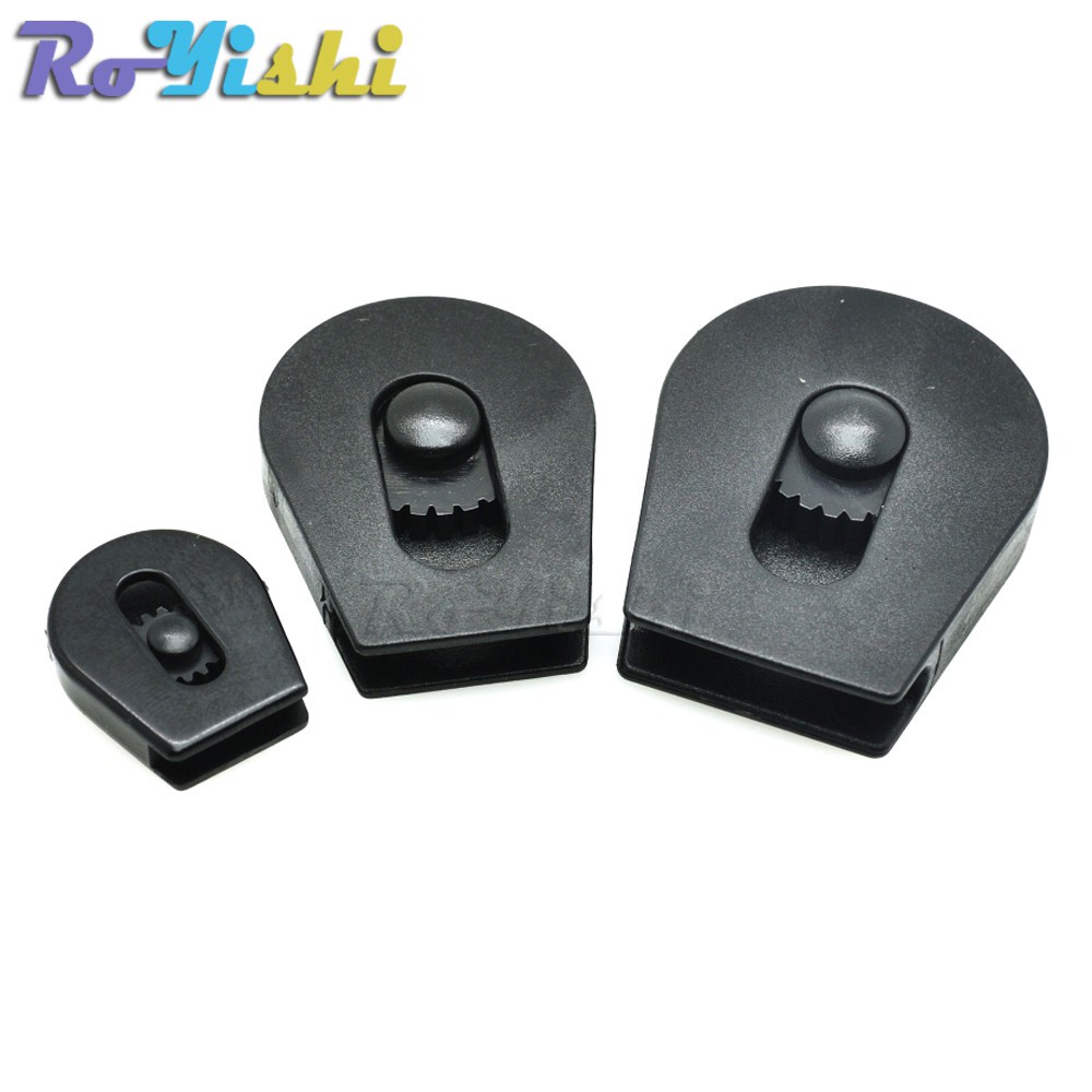 10pcs/pack Cord Lock Ends Stopper Drawstring Sliding Plastic Wheel Pull ...