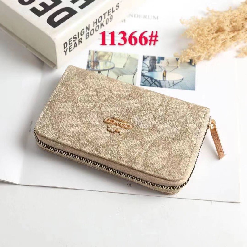 Coach apricot wallet sale