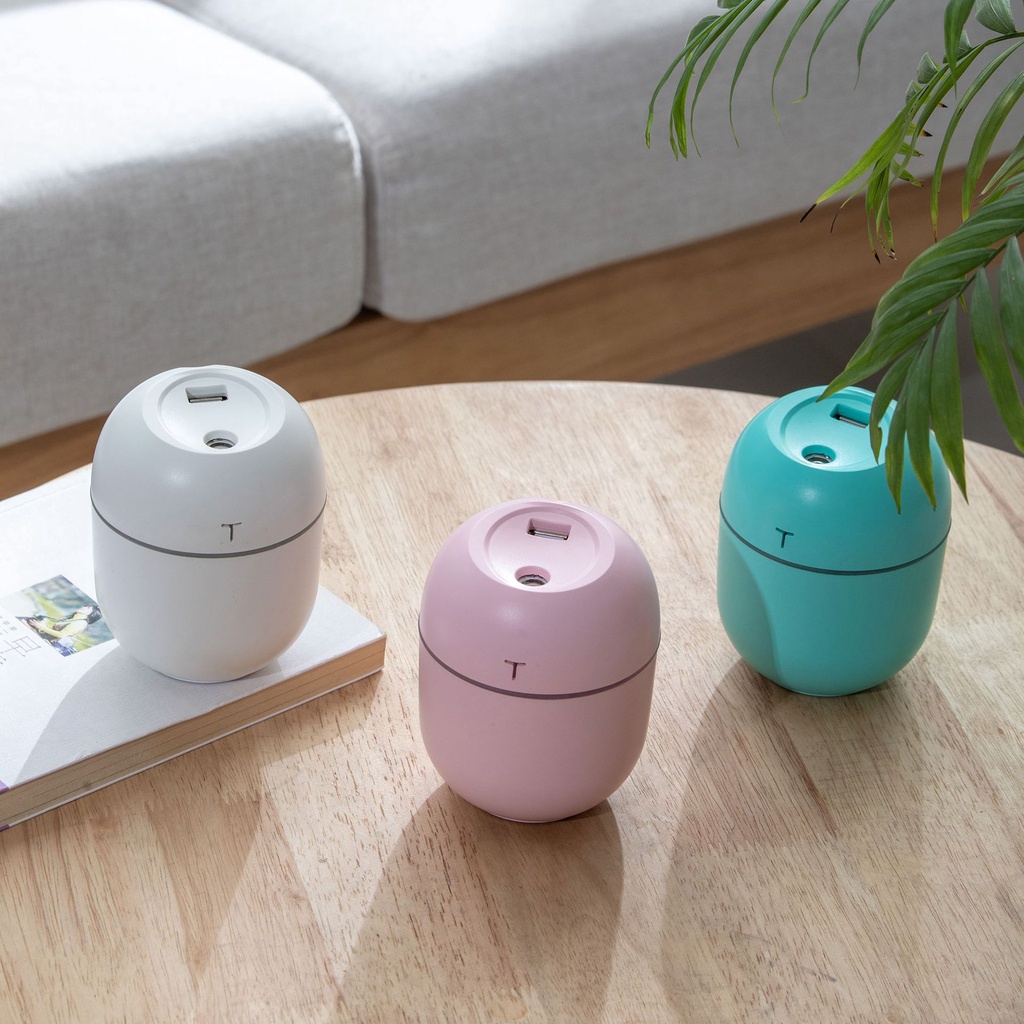 Air Humidifier Egg Humidifier USB Colorful LED Surface Air Spray Home ...