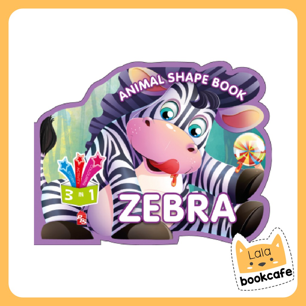 Animal Shape Book Zebra (Kindergarten Book) Shopee Philippines