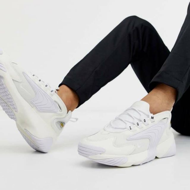 Nike zoom 2k trainers in outlet white