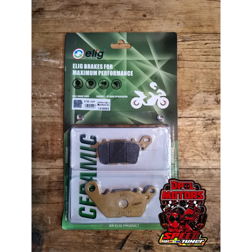 Elig Brake Pad / Brake Shoe Aerox V1 / V2 Shopee Philippines