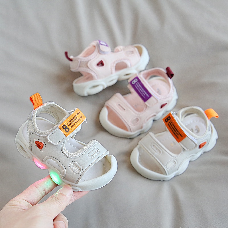 Infant closed sale toe sandals