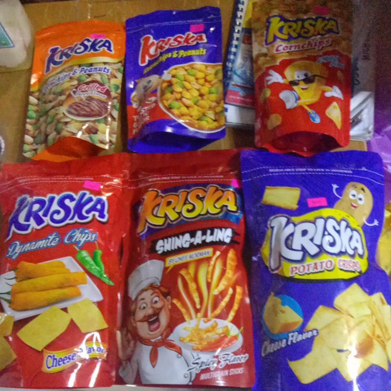 KRISTA CORN CHIPS FLAYVO GARLIC CHEESE BEEF & SHING ALING DYNAMITE