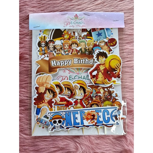 One Piece theme cake topper | Shopee Philippines