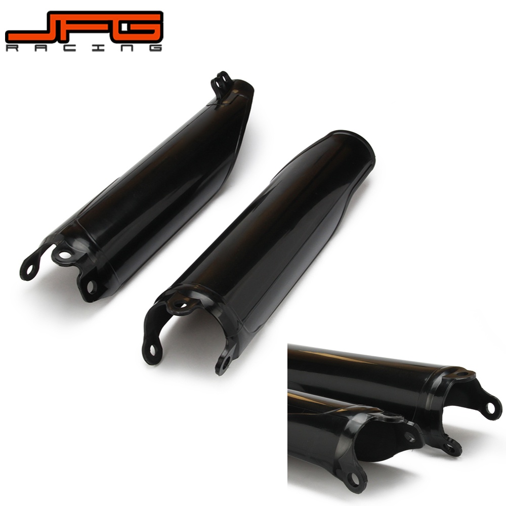thumbnail image 2 of VOBOR Front Fork Tube Cover - 2Pcs Glossy Black ABS Front Fork Guard For CRF250R CRF250X CRF450R CR125 CR250 CRF 450 RX 2 of 10