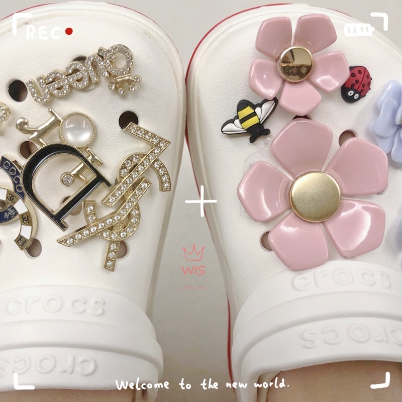 Flowers Croc Shoe Fashion Charms Pins Lost Generel Jibbitz for