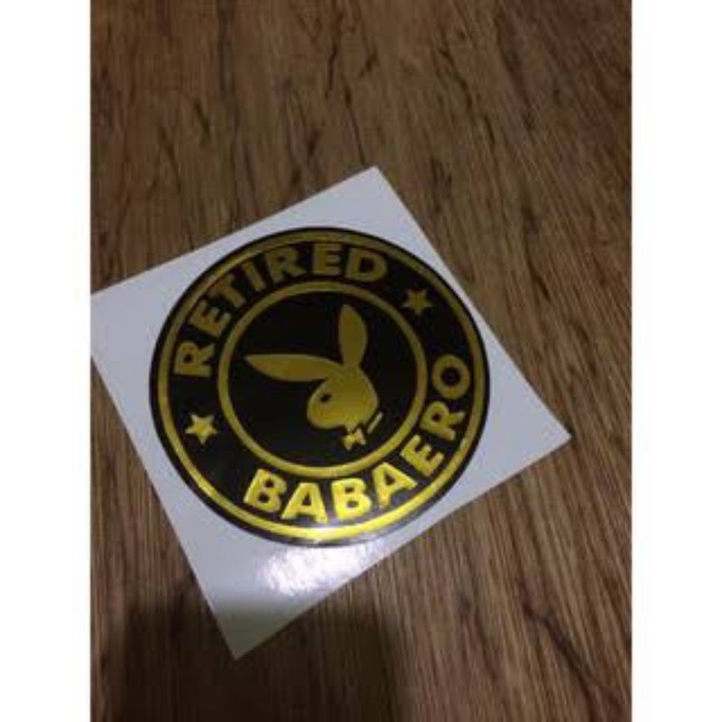 retired babaero crome gold vinyl cutout | Shopee Philippines