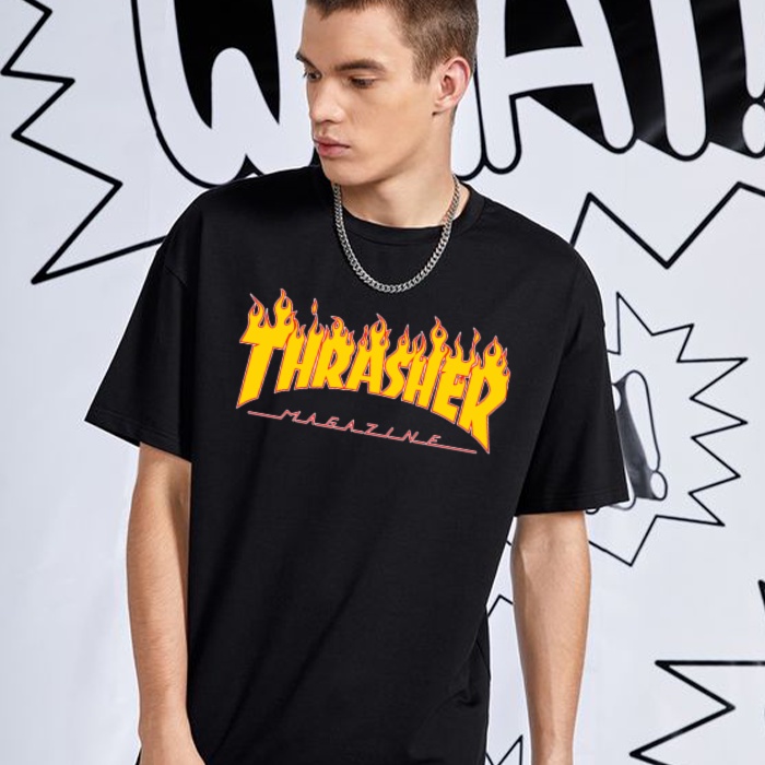 Oversized shop thrasher shirt