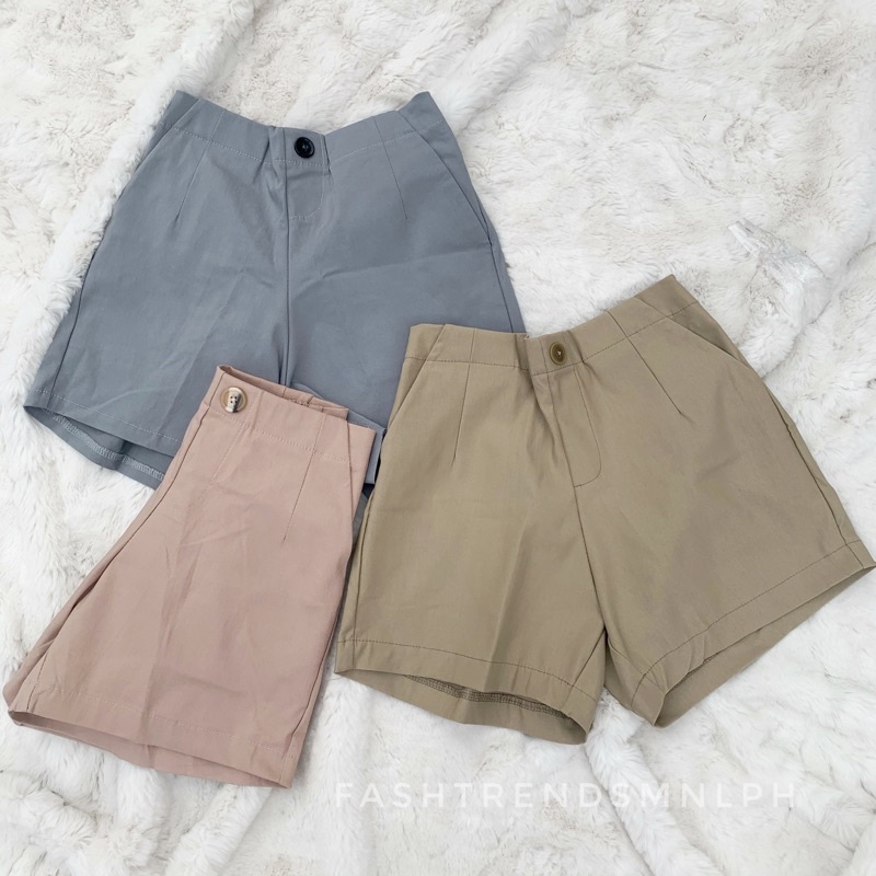 High waisted shorts korean fashion sale