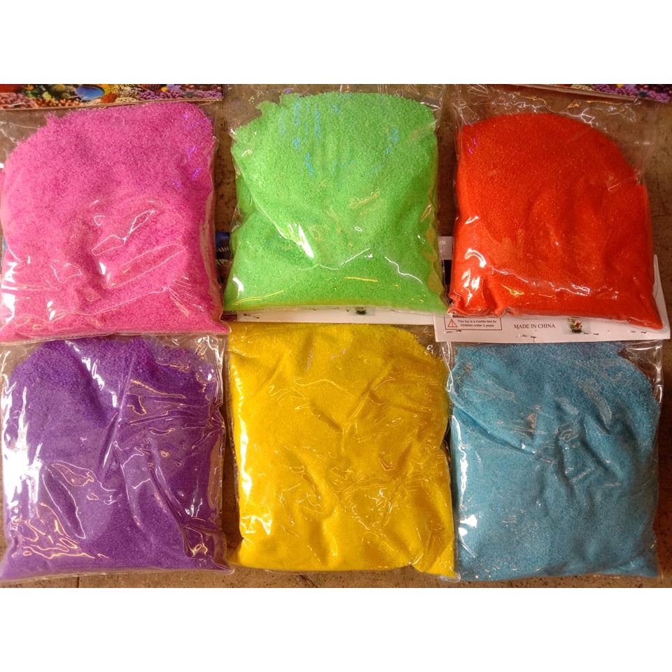 Colored Aquarium sand For Tank Display 400410g Shopee Philippines