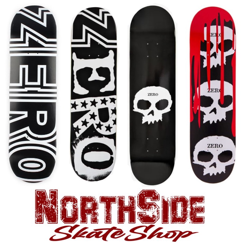 Zero Skateboard Deck Team with free blank griptape (AUTHENTIC) Shopee