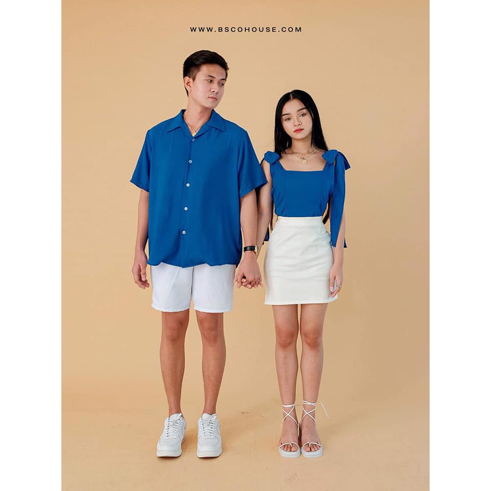 Blue couple outlet outfit