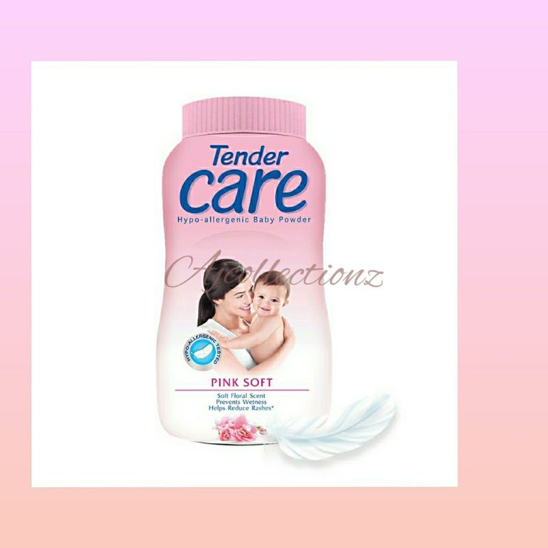 Tender Care - Pink Soft - Floral Fragrance - Hypo-Allergenic Baby Powder -  100 G