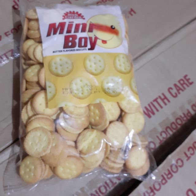 MINI BOY BUTTERED FLAVORED BISCUIT 220G | Shopee Philippines