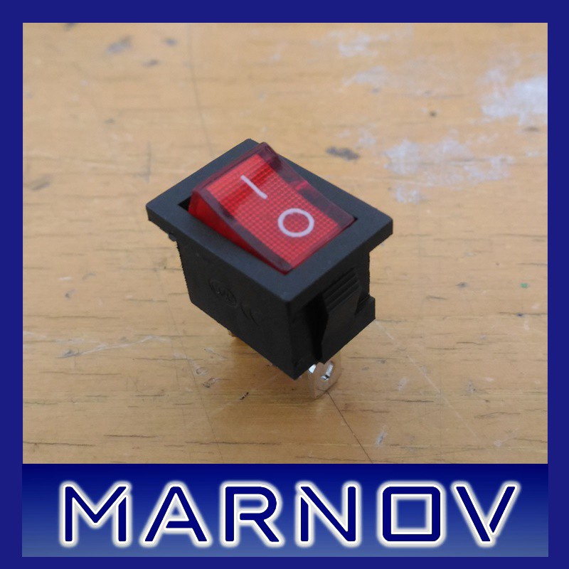 MERAH 3Pin Red Rocker Switch | Shopee Philippines