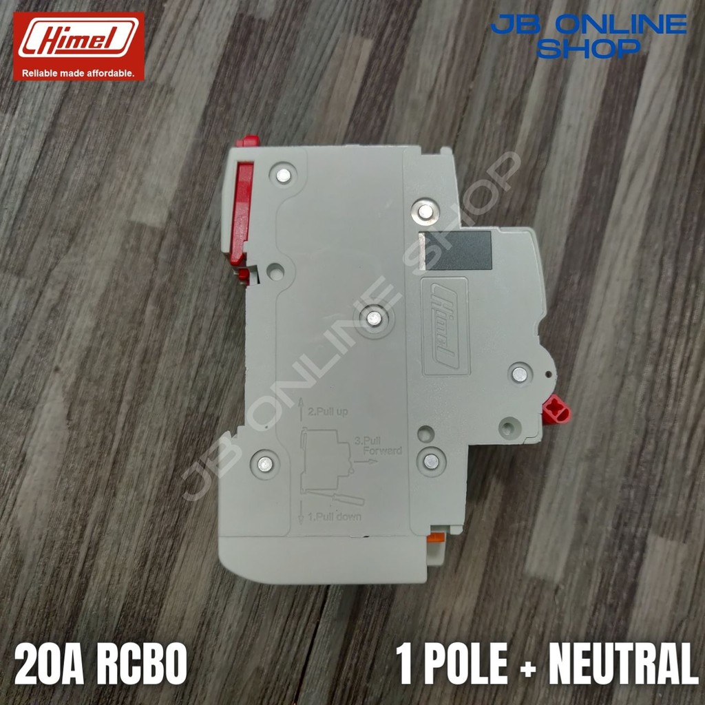 Himel Residual Current Operated Circuit Breaker (RCBO) 20A 1 Pole ...