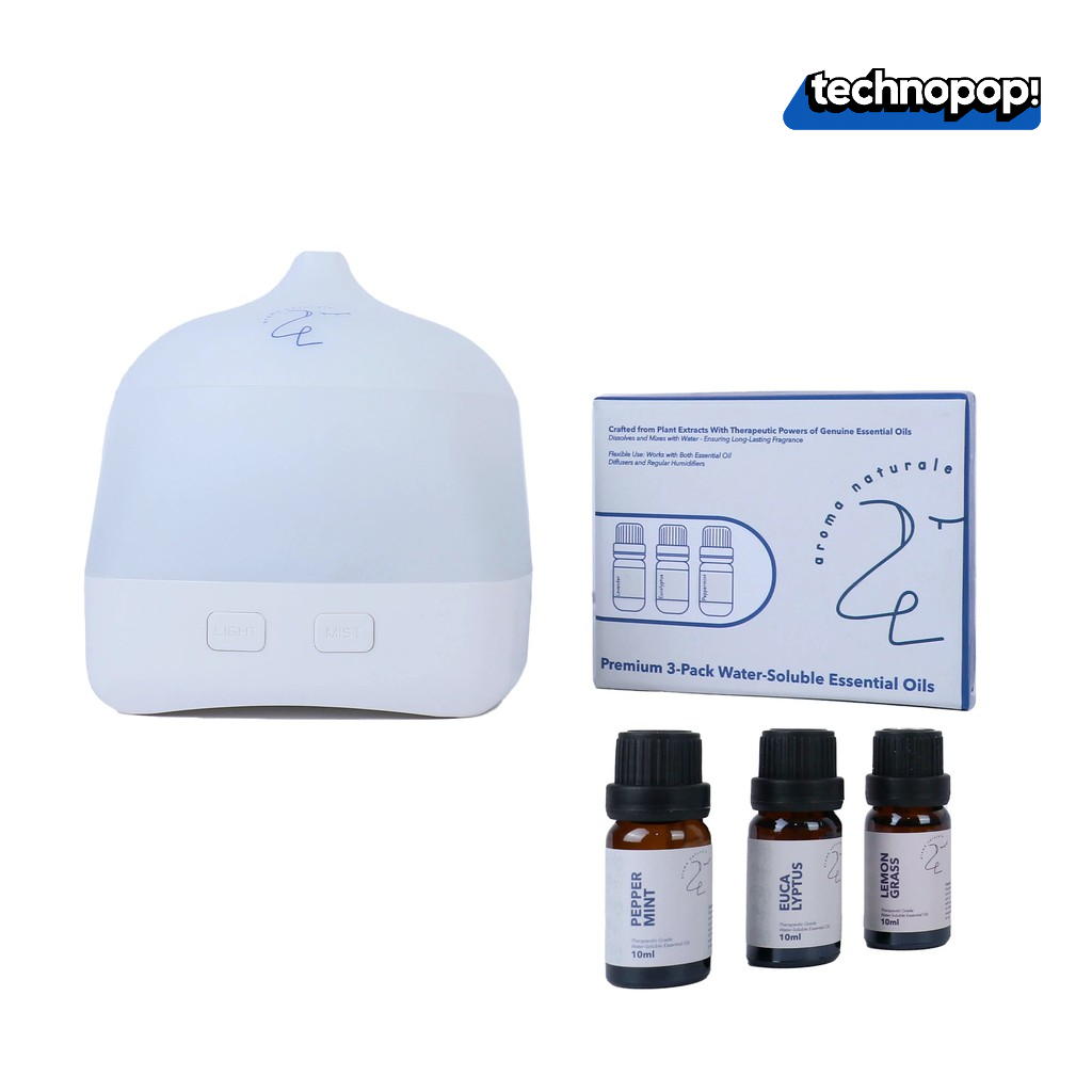 AROMA NATURALE 80ML Ultrasonic Essential Oil Diffuser - Technopop PH ...
