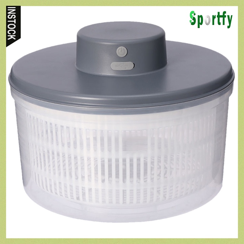 1pc Salad Spinner With Mixing Bowl, Large Manual Vegetable & Fruit Cleaner,  Rotating Dehydrator For Home Use